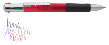 Ручка 4 Colour, цвет красный - AP805936-05- Фото №2