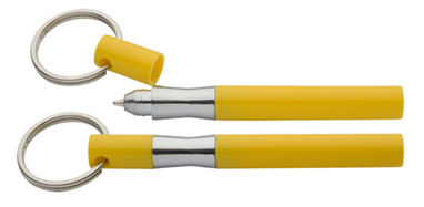 Ручка-брелок Wellington, цвет желтый - AP805951-02- Фото №2