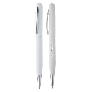 Ручка шариковая  Koyak, цвет белый - AP805988-01- Фото №1