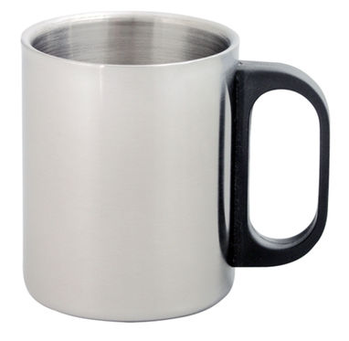 Чашка из нержавеющей стали Gilbert, цвет серебристый - AP807906- Фото №1