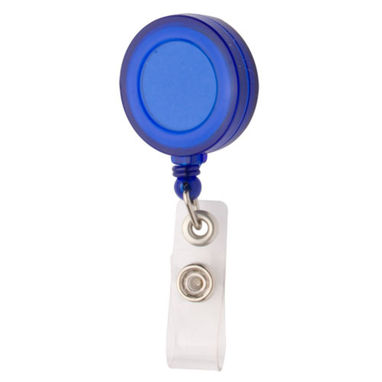 Клипса-роллер для бейджа Slope, цвет синий - AP809307-06- Фото №1