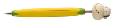 Ручка шариковая деревянная Zoom, цвет желтый - AP809344-C- Фото №1