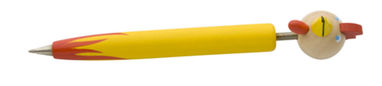 Ручка кулькова дерев'яна Zoom, колір жовтий - AP809344-D- Фото №1