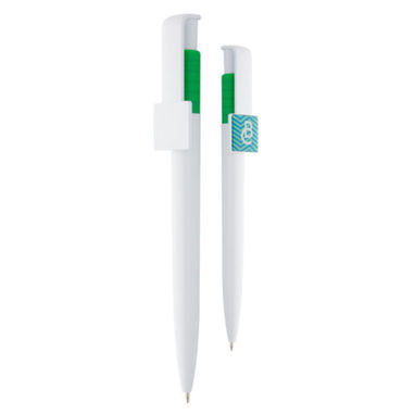 Ручка шариковая  Coder, цвет зеленый - AP809370-07- Фото №1
