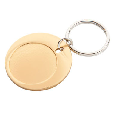 Брелок для ключей Luxar, цвет золотистый - AP809395-98- Фото №1