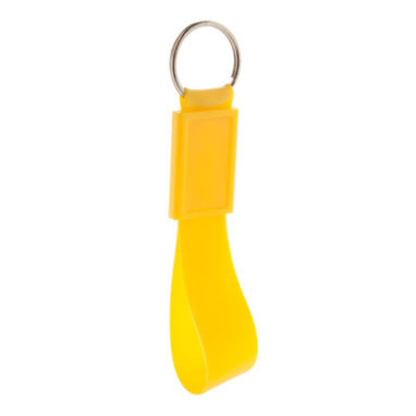 Брелок для ключей Domix, цвет желтый - AP809398-02- Фото №1