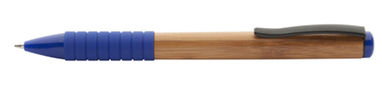 Ручка шариковая бамбуковая Bripp, цвет синий - AP809428-06- Фото №1