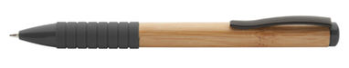 Ручка кулькова бамбукова Bripp, колір чорний - AP809428-10- Фото №1