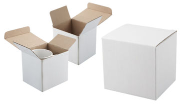 Коробка для кружки Three, цвет белый - AP809474-01- Фото №1