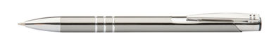 Ручка шариковая  Channel, цвет пепельно-серый - AP809488-77- Фото №1
