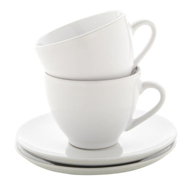 Набір чашок для капучіно Typica, колір білий - AP862011- Фото №1