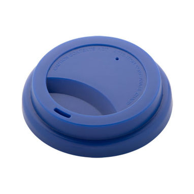 Термокружка индивидуальная -крышка CreaCup, цвет темно-синий - AP892006-06_B- Фото №1