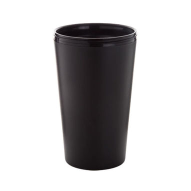 Термокружка індивідуальна CreaCup, колір чорний - AP892006-10_A- Фото №1