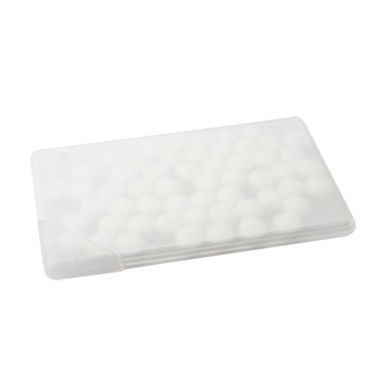 Мятные конфеты Card, цвет матовый белый - AP896000-01T- Фото №1