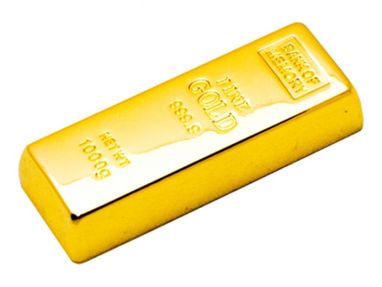 Флешка в форме банковского слитка золота, 8 Gb - 170722-08-8- Фото №2