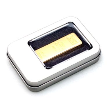 Флешка в форме банковского слитка золота, 8 Gb - 170722-08-8- Фото №3