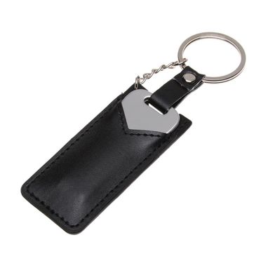 USB флешка 16 Gb, металевий, у формі ключа, в шкіряному чохлі - 170714-17-16- Фото №2