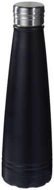 Вакуумная бутылка Duke с медным покрытием, цвет сплошной черный - 10046100- Фото №1