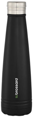 Вакуумная бутылка Duke с медным покрытием, цвет сплошной черный - 10046100- Фото №2