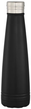 Вакуумная бутылка Duke с медным покрытием, цвет сплошной черный - 10046100- Фото №3