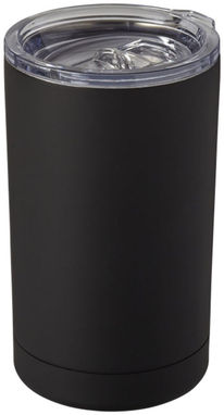 Вакуумна термо-кружка Pika, колір суцільний чорний - 10046200- Фото №1