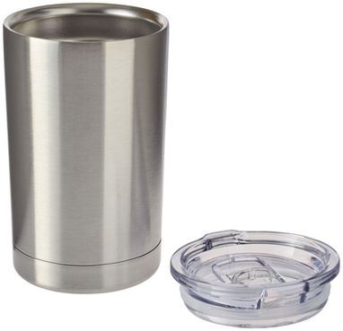 Вакуумна термо-кружка Pika, колір срібний - 10046201- Фото №4