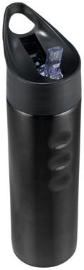 Сталева спортивна пляшка Trixie, колір суцільний чорний - 10046400- Фото №1