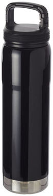 Вакуумная бутылка Hemmings с керамическим покрытием и медной изоляцией, цвет сплошной черный - 10046500- Фото №1