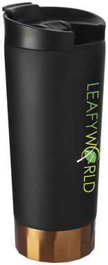 Вакуумный термос Peeta с медным покрытием, цвет сплошной черный - 10046901- Фото №2