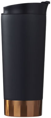 Вакуумний термос Peeta з мідним покриттям, колір суцільний чорний - 10046901- Фото №3