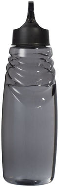 Спортивная бутылка Amazon Tritan с карабином, цвет сплошной черный - 10047500- Фото №3