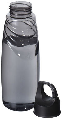 Спортивная бутылка Amazon Tritan с карабином, цвет сплошной черный - 10047500- Фото №4