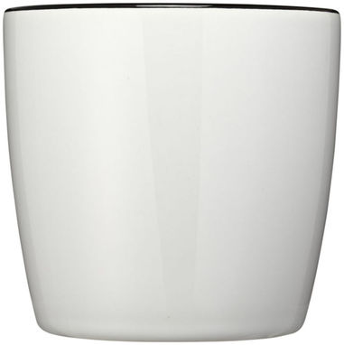 Керамическая чашка Aztec, цвет белый, сплошной черный - 10047700- Фото №3
