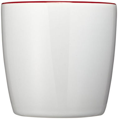 Керамическая чашка Aztec, цвет белый, красный - 10047702- Фото №3