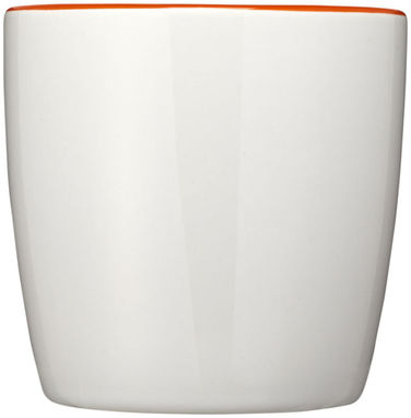 Керамічна чашка Aztec, колір білий, оранжевий - 10047703- Фото №3
