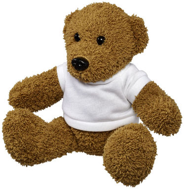 Плюшевий ведмідь з футболкою, колір білий - 10221100- Фото №1