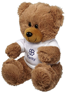 Большой плюшевый медведь с футболкой, цвет белый - 10221400- Фото №2