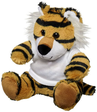 Плюшевый тигр с футболкой, цвет белый - 10221500- Фото №1