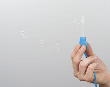 Ручка з мильними бульбашками, колір синій - 10221900- Фото №5