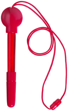 Ручка з мильними бульбашками, колір червоний - 10221901- Фото №3