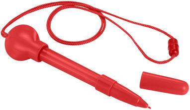Ручка с мыльными пузырями, цвет красный - 10221901- Фото №4