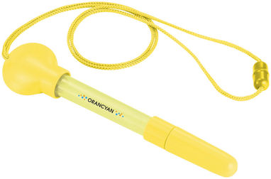 Ручка з мильними бульбашками, колір жовтий - 10221902- Фото №2