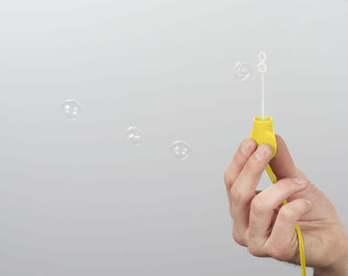 Ручка з мильними бульбашками, колір жовтий - 10221902- Фото №5