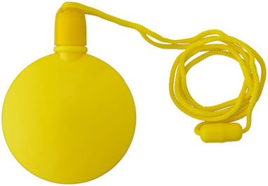 Круглый диспенсер для мыльных пузырей, цвет желтый - 10222003- Фото №3