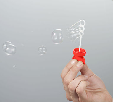 Диспенсер для мильних бульбашок, колір червоний - 10222102- Фото №4