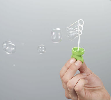Диспенсер для мыльных пузырей, цвет лайм - 10222105- Фото №4