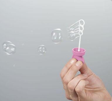 Диспенсер для мильних бульбашок, колір фуксія - 10222106- Фото №4