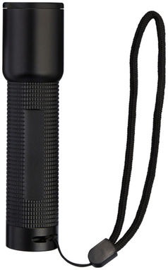 Компактный фонарь с лампой сбоку, цвет сплошной черный - 10431200- Фото №2