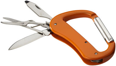Нож Canyon с карабином на 5 функций, цвет оранжевый - 10448905- Фото №1