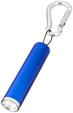 Ліхтарик з карабіном Ostra, колір яскраво-синій - 10449501- Фото №1